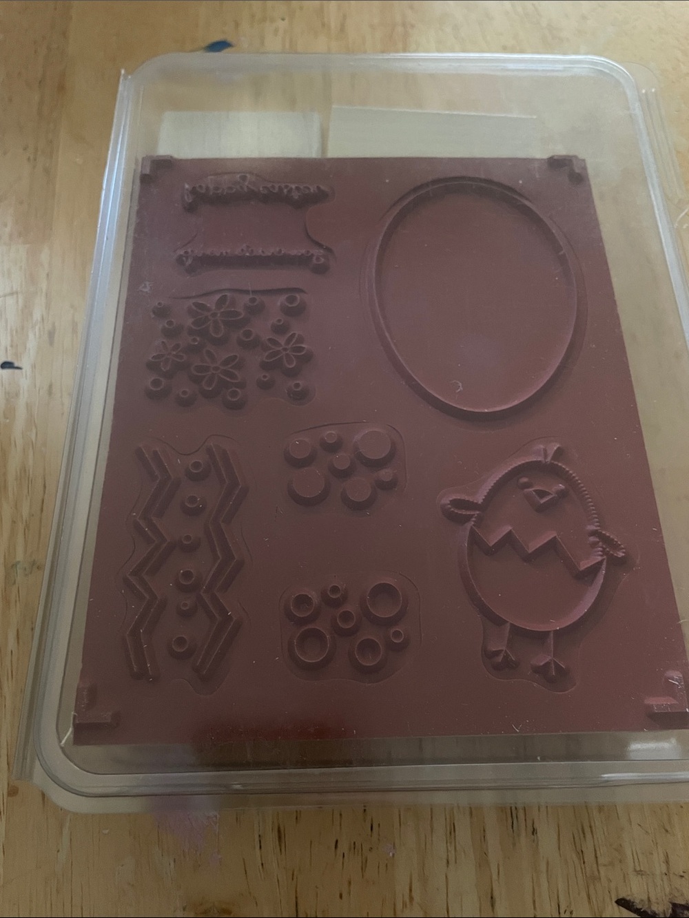 Stampin' Up! A Good Egg Stamp Set - White, Black, Brown - Picture 2 of 2